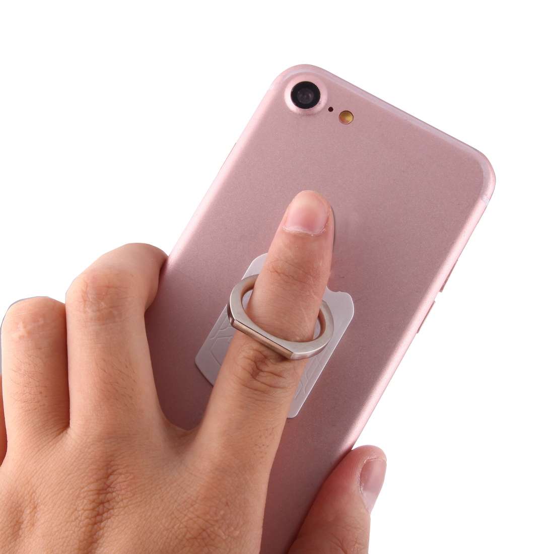 Cmzact CPS-2in1 2 in 1 Eagle Shape 360 Degrees Rotation Magnetic Phone Ring Stent Car ... (White)