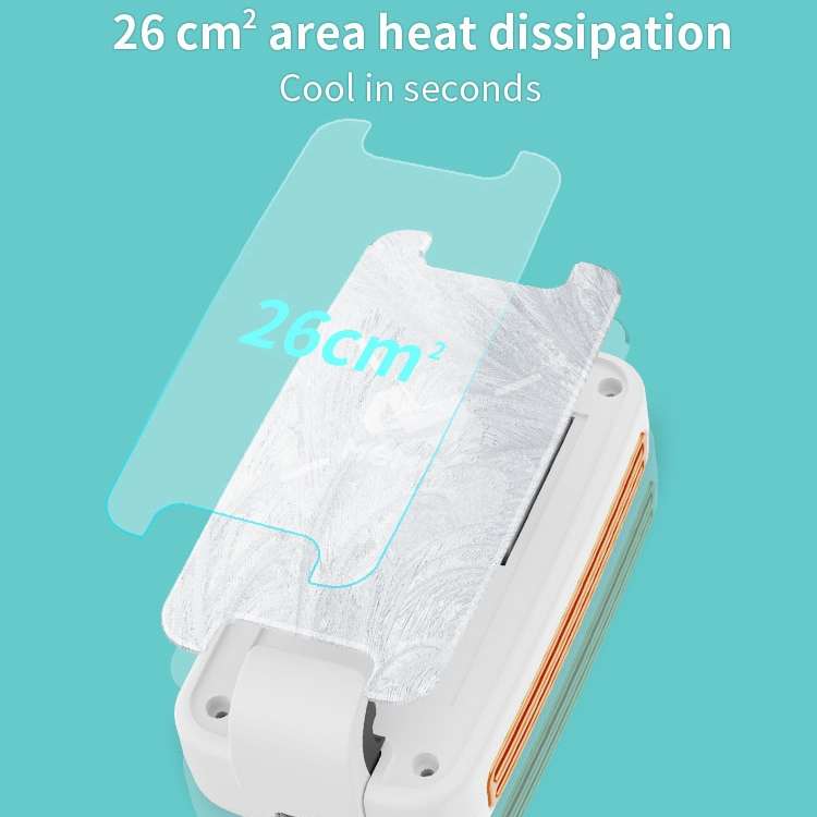 MEMO DL03 Retro Three-speed Temperature Adjustable Semiconductor Cooling Mobile Phone ... (White)