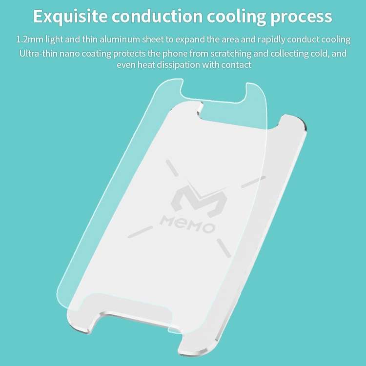 MEMO DL03 Retro Three-speed Temperature Adjustable Semiconductor Cooling Mobile Phone ... (White)