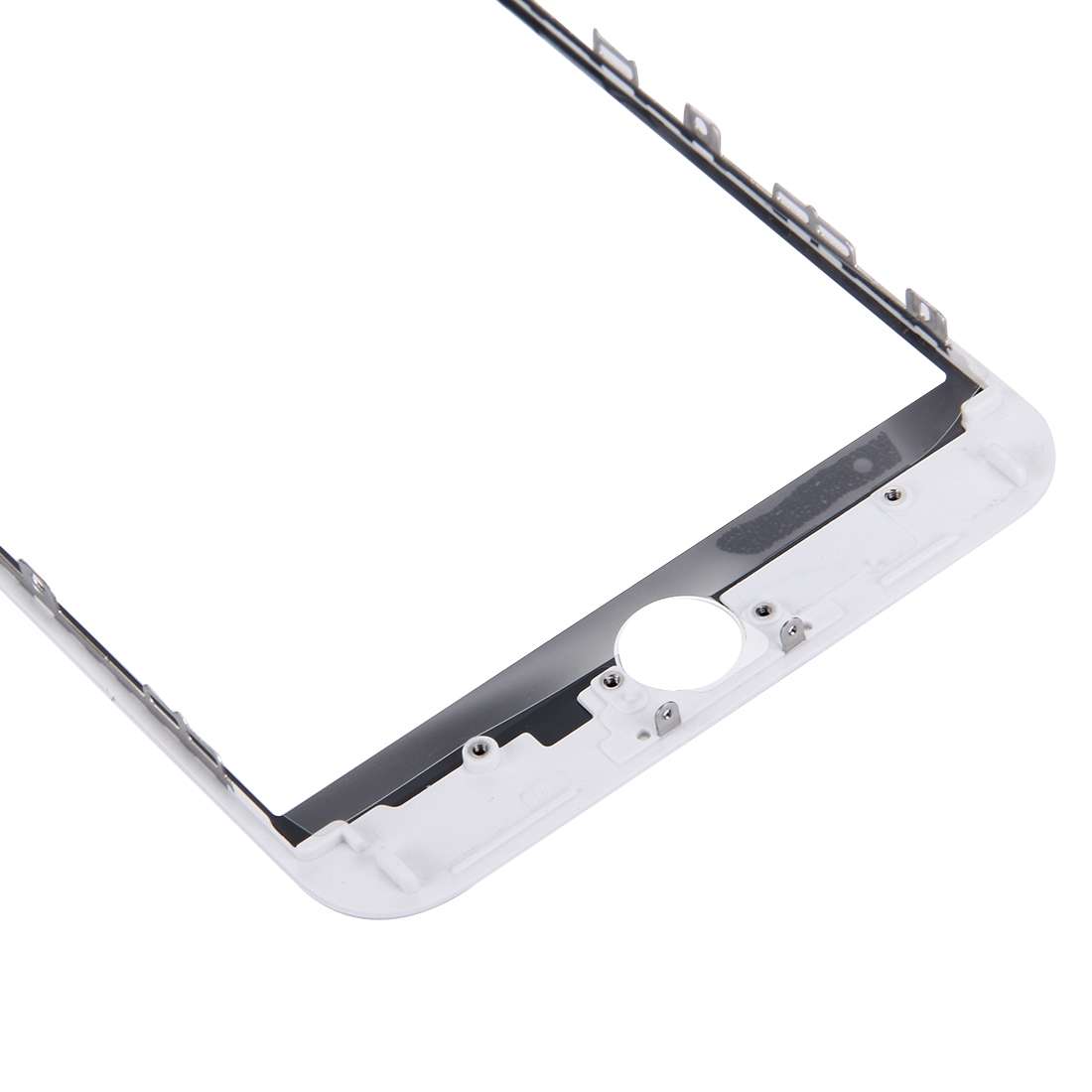 2 in 1 for iPhone 7 Plus (Original Front Screen Outer Glass Lens + Original Frame)(Black)
