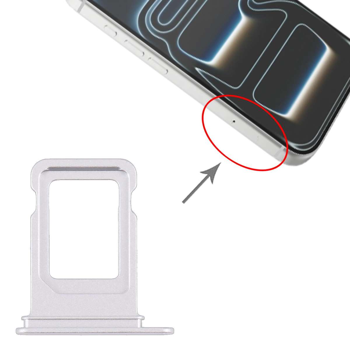 For iPhone 17 Pro / 17 Pro Max SIM Card Tray (Pink)