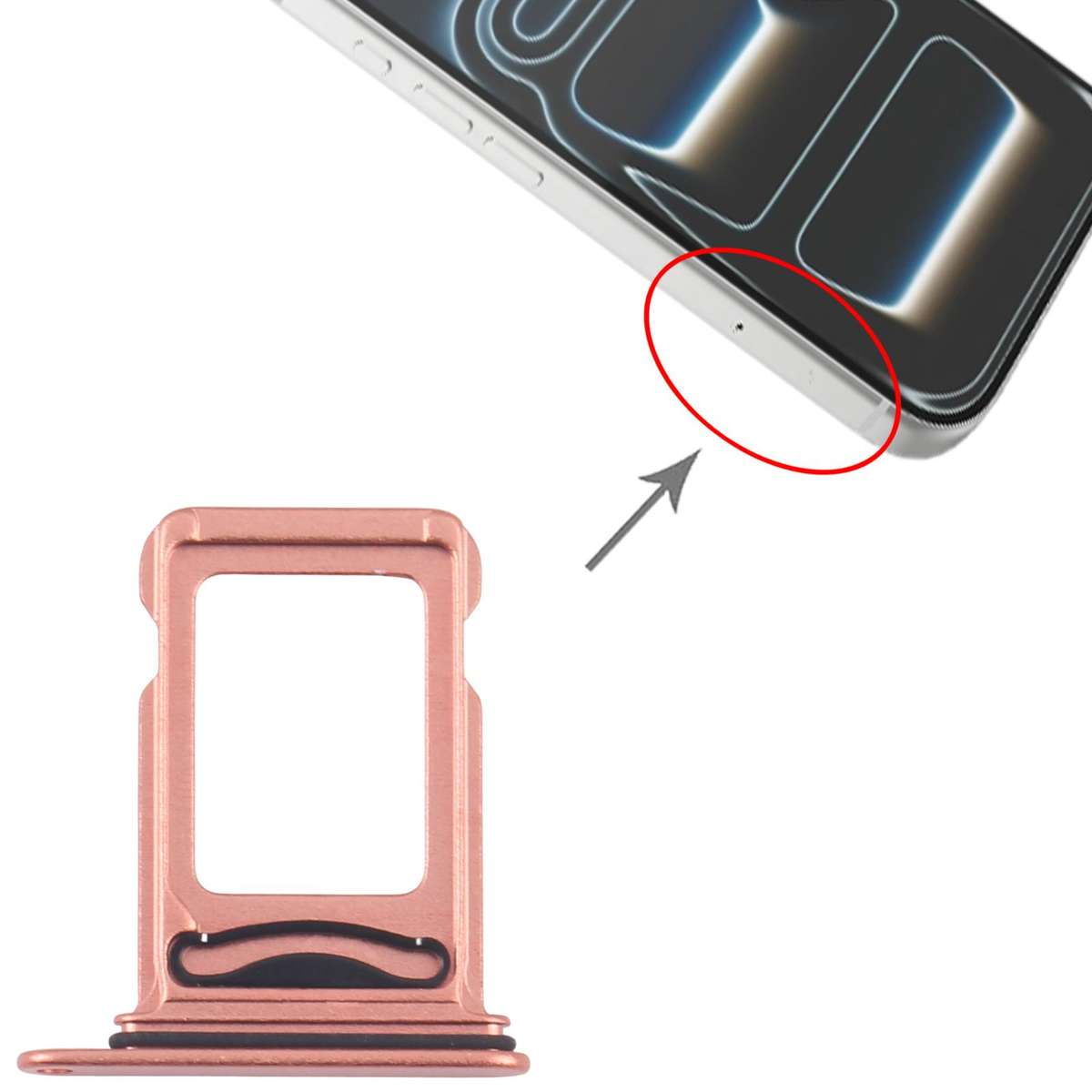 For iPhone 17 Pro SIM + SIM Card Tray (Orange)