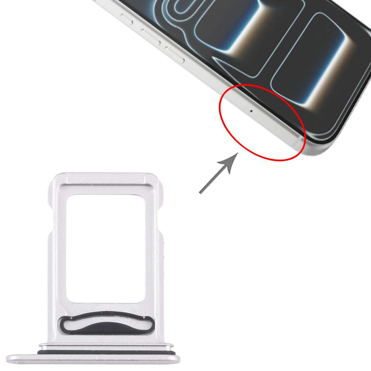 For iPhone 17 Pro SIM + SIM Card Tray (Orange)