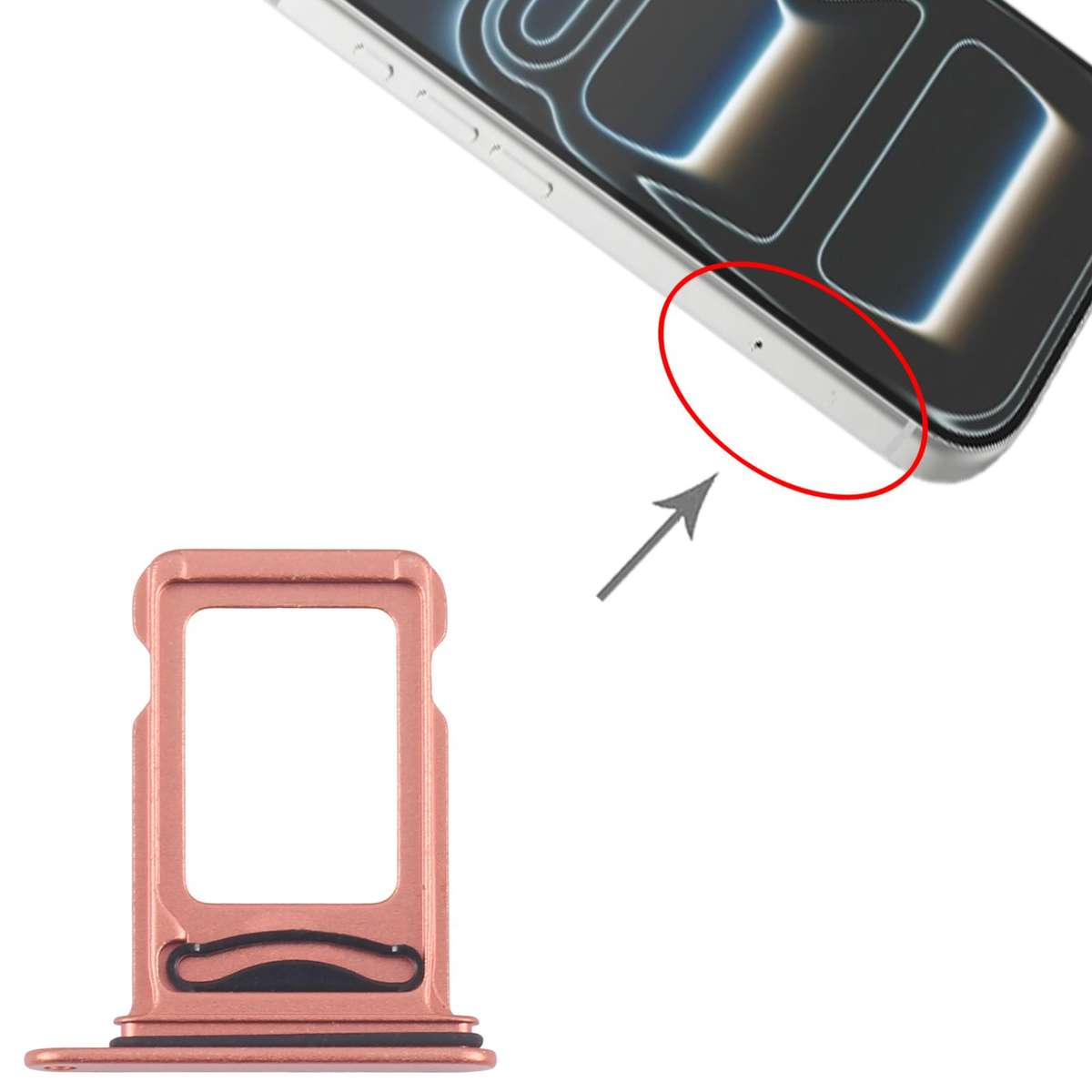 For iPhone 17 Pro Max SIM + SIM Card Tray (Orange)
