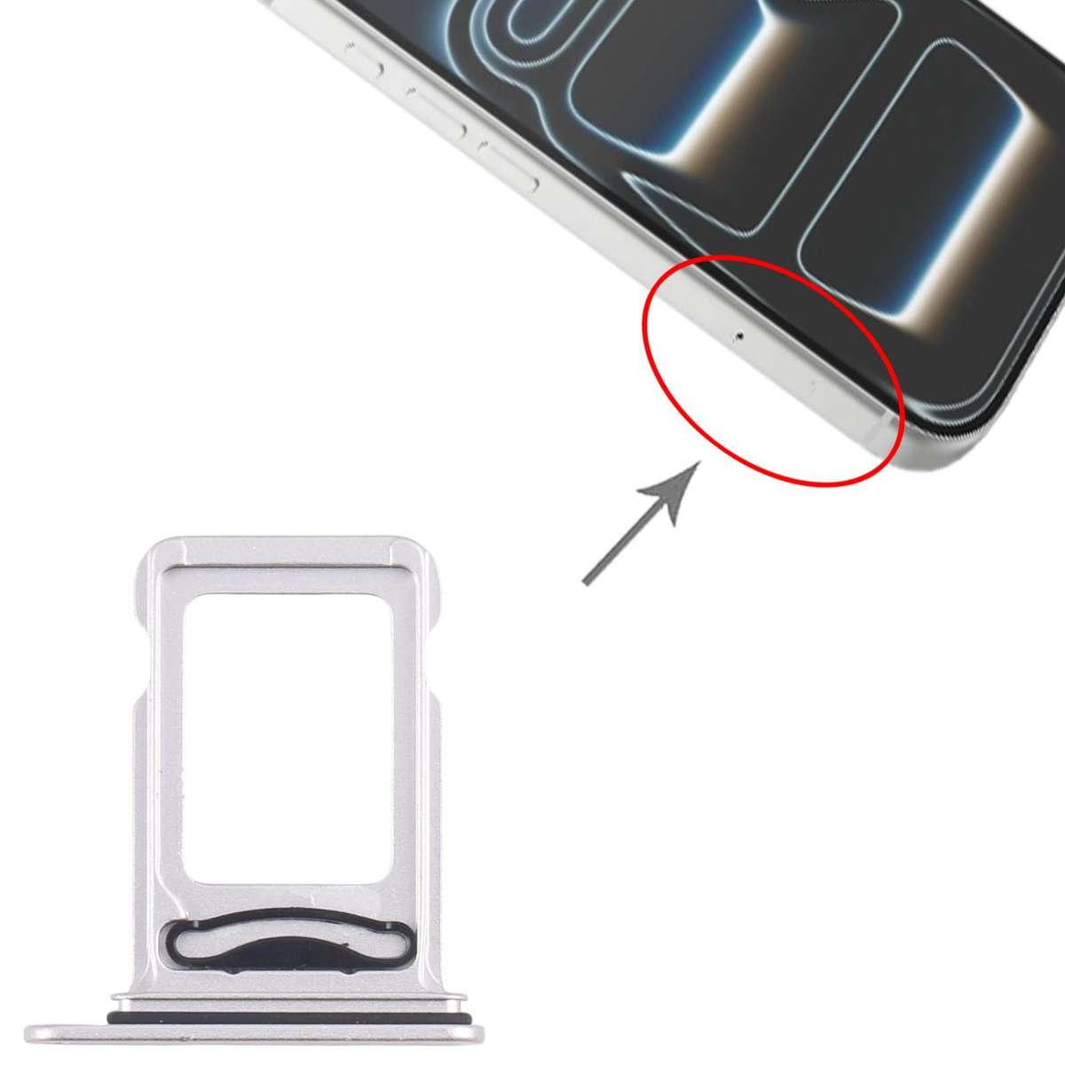 For iPhone 17 Pro Max SIM + SIM Card Tray (Orange)