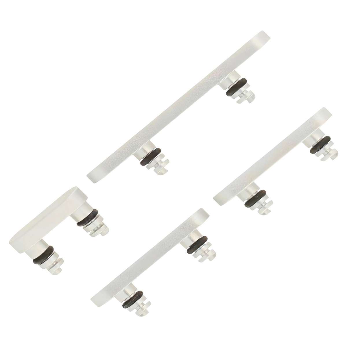 For iPhone 17 Pro / 17 Pro Max Power Button and Volume Control Button (Silver)