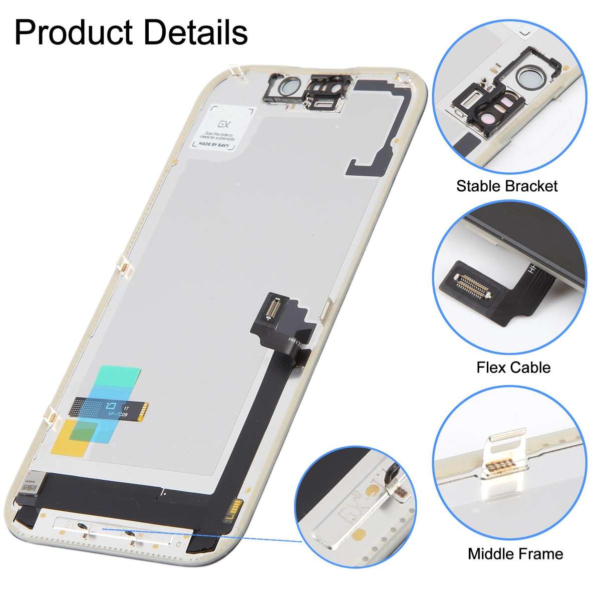 GX Hard OLED Screen For iPhone 17
