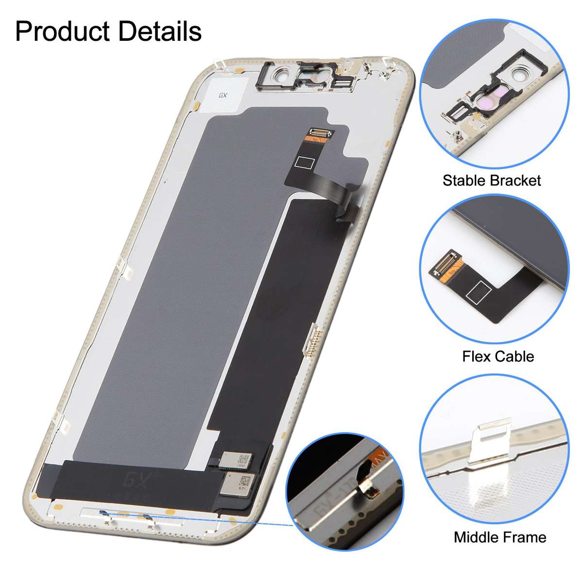 GX Hard OLED Screen For iPhone 17 Pro Max