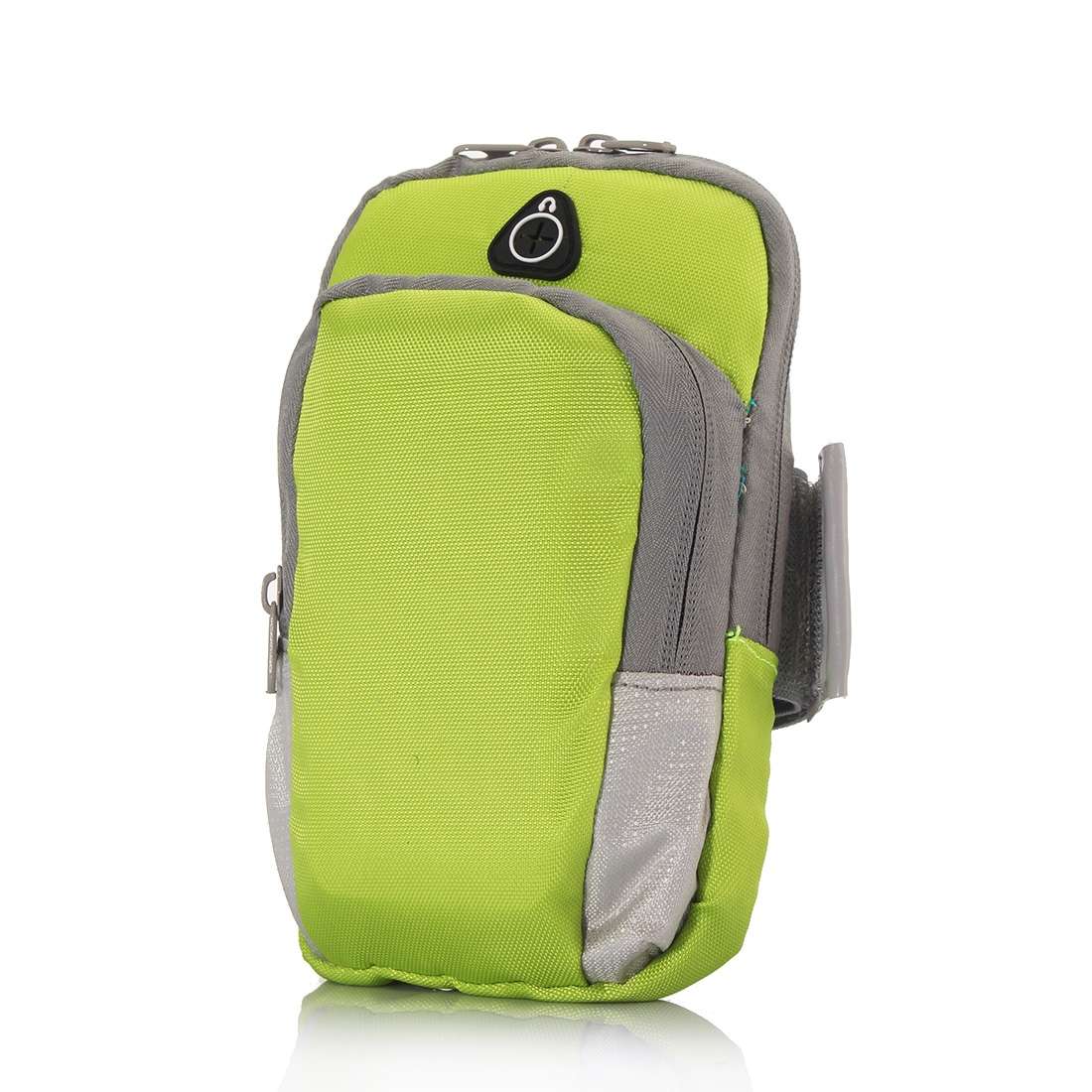 Universal Zipper Double Bag Multi-functional Sport Arm Case with Earphone Hole for iPh ... (Green)