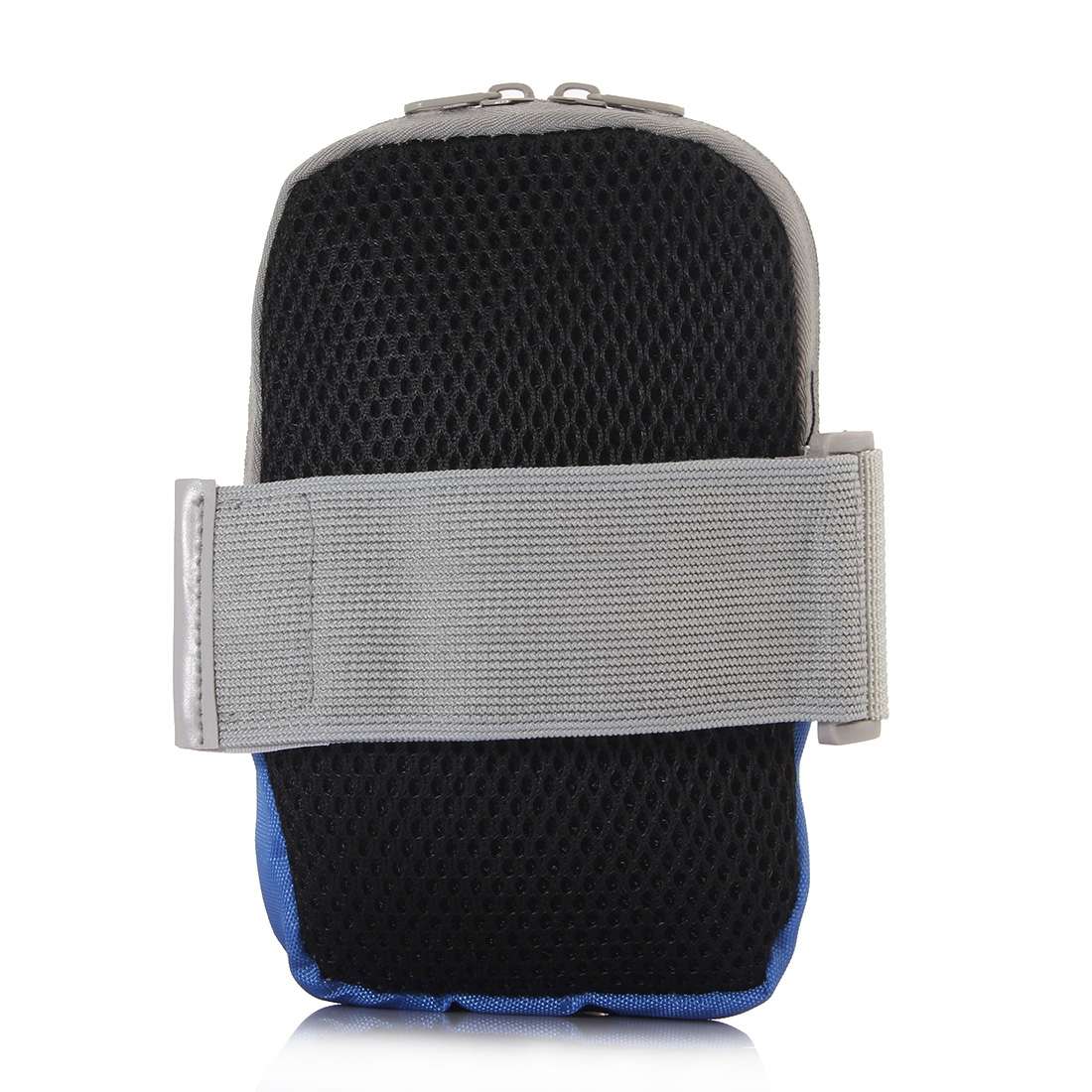 Universal Zipper Double Bag Multi-functional Sport Arm Case with Earphone Hole for iPho ... (Blue)
