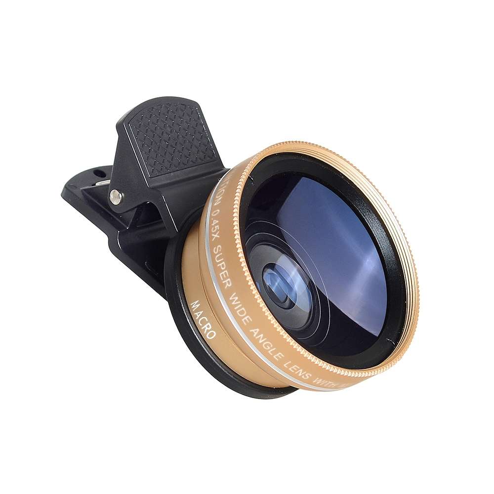 APEXEL APL-0.45WM 2 in 1 Universal 12.5X Macro Lens + 0.45X Wide-angle Lens Kit
