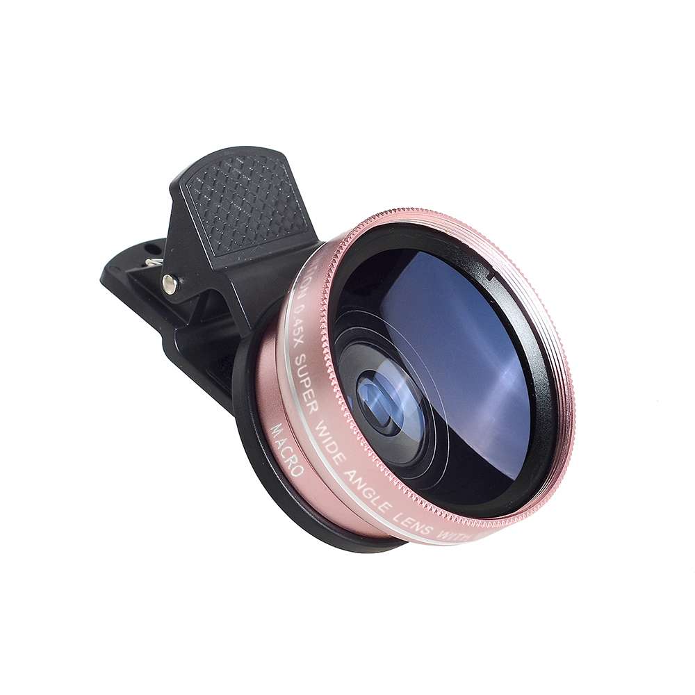 APEXEL APL-0.45WM 2 in 1 Universal 12.5X Macro Lens + 0.45X Wide-angle Lens Kit
