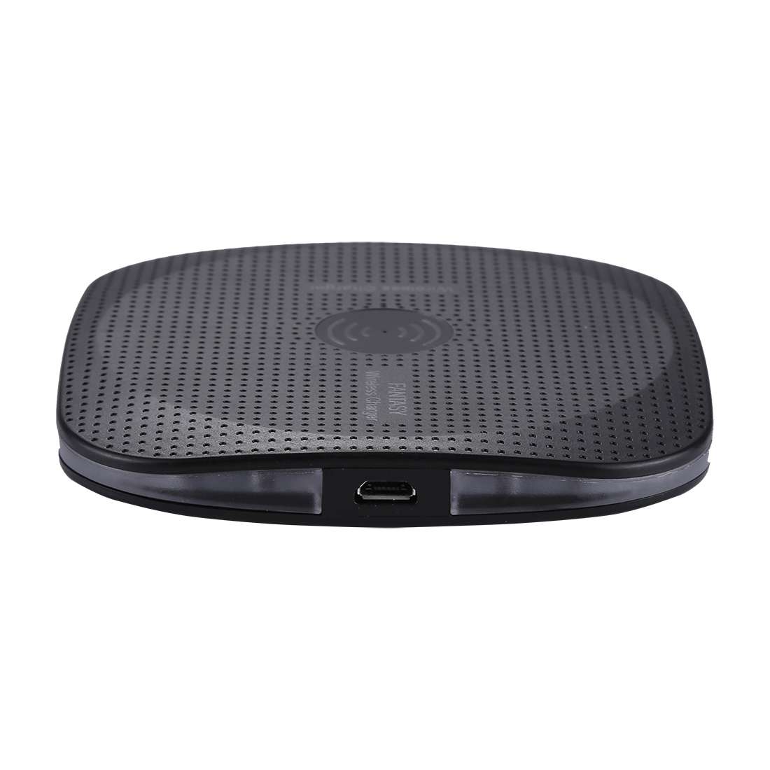 5V 1A Universal Square Qi Standard Fast Wireless Charger with Indicator Light(Black)