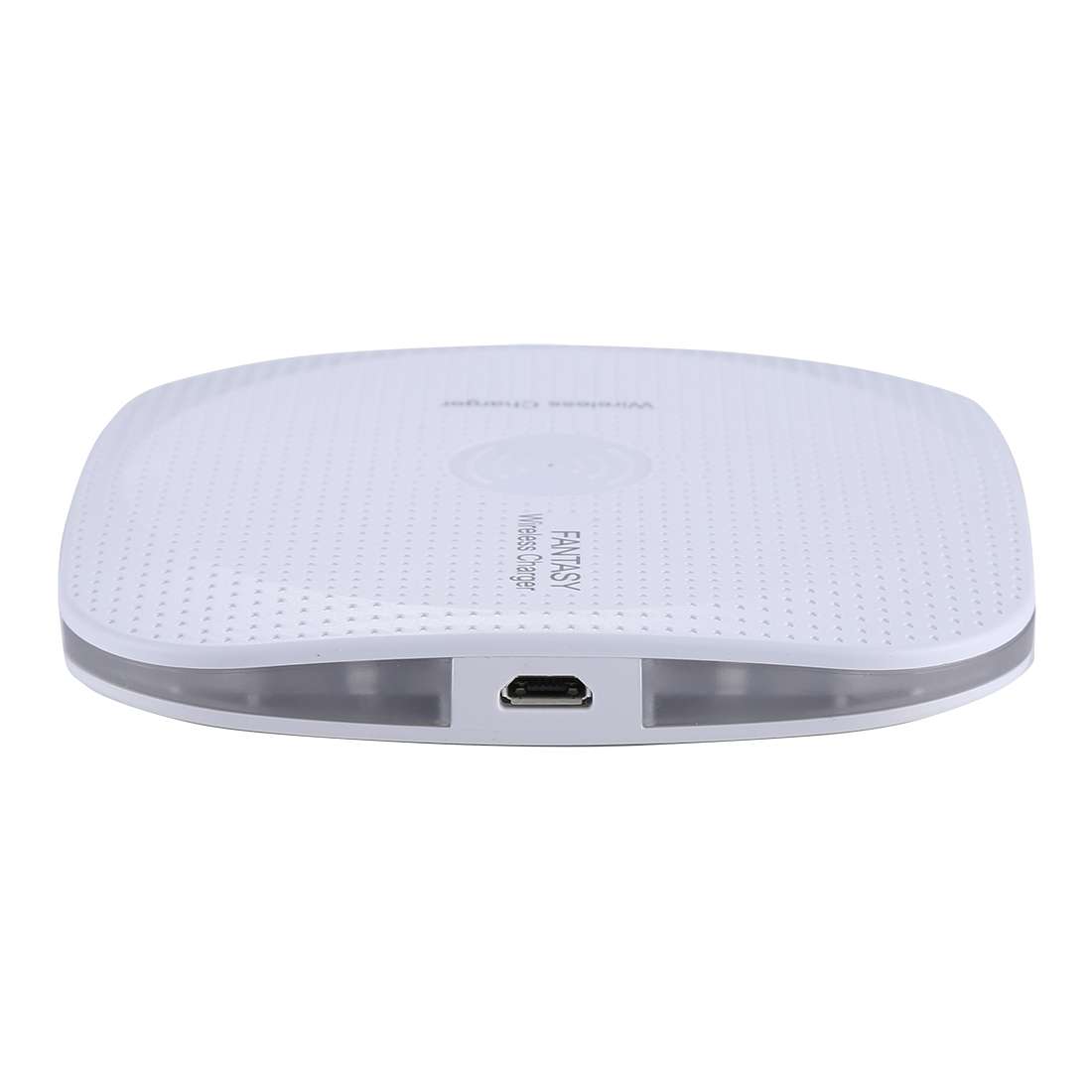 5V 1A Universal Square Qi Standard Fast Wireless Charger with Indicator Light(White)