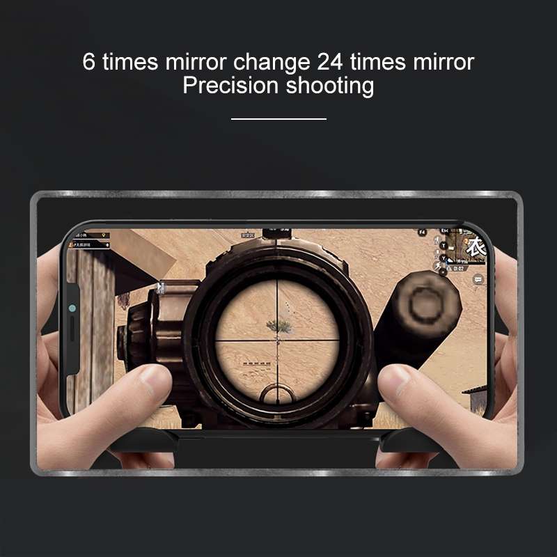 B06 Portable Multi-function Gamepad Screen Amplifier with Phone Holder