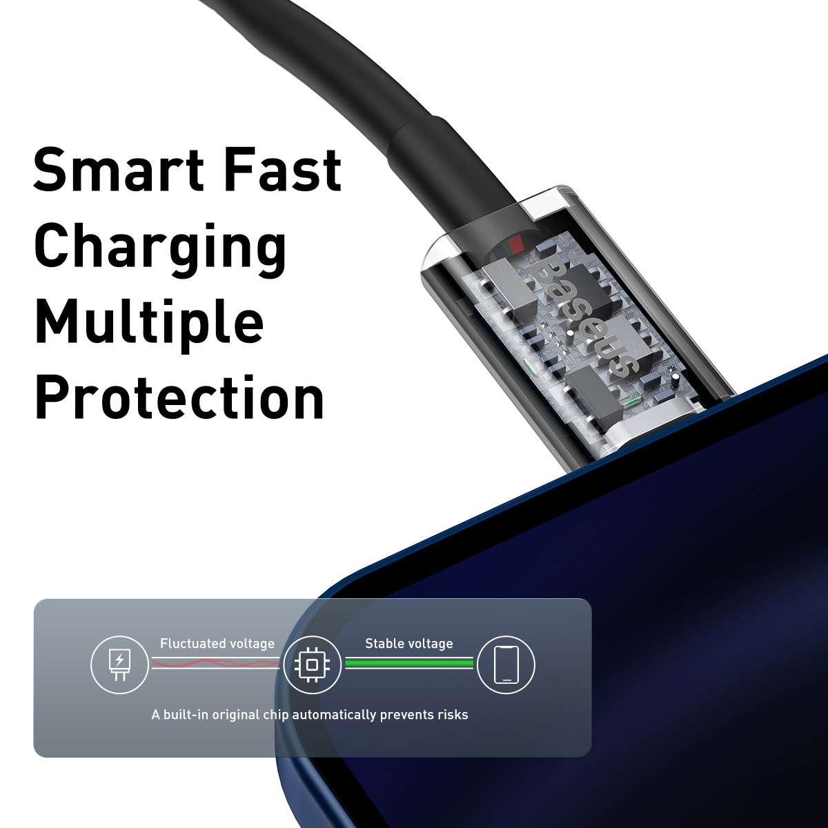 Baseus Superior Series CATLYS-A01 PD 20W USB-C / Type-C to 8 Pin Interface Fast Chargi ... (Black)