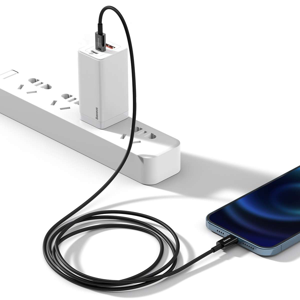 Baseus Superior Series CATLYS-A01 PD 20W USB-C / Type-C to 8 Pin Interface Fast Chargi ... (Black)