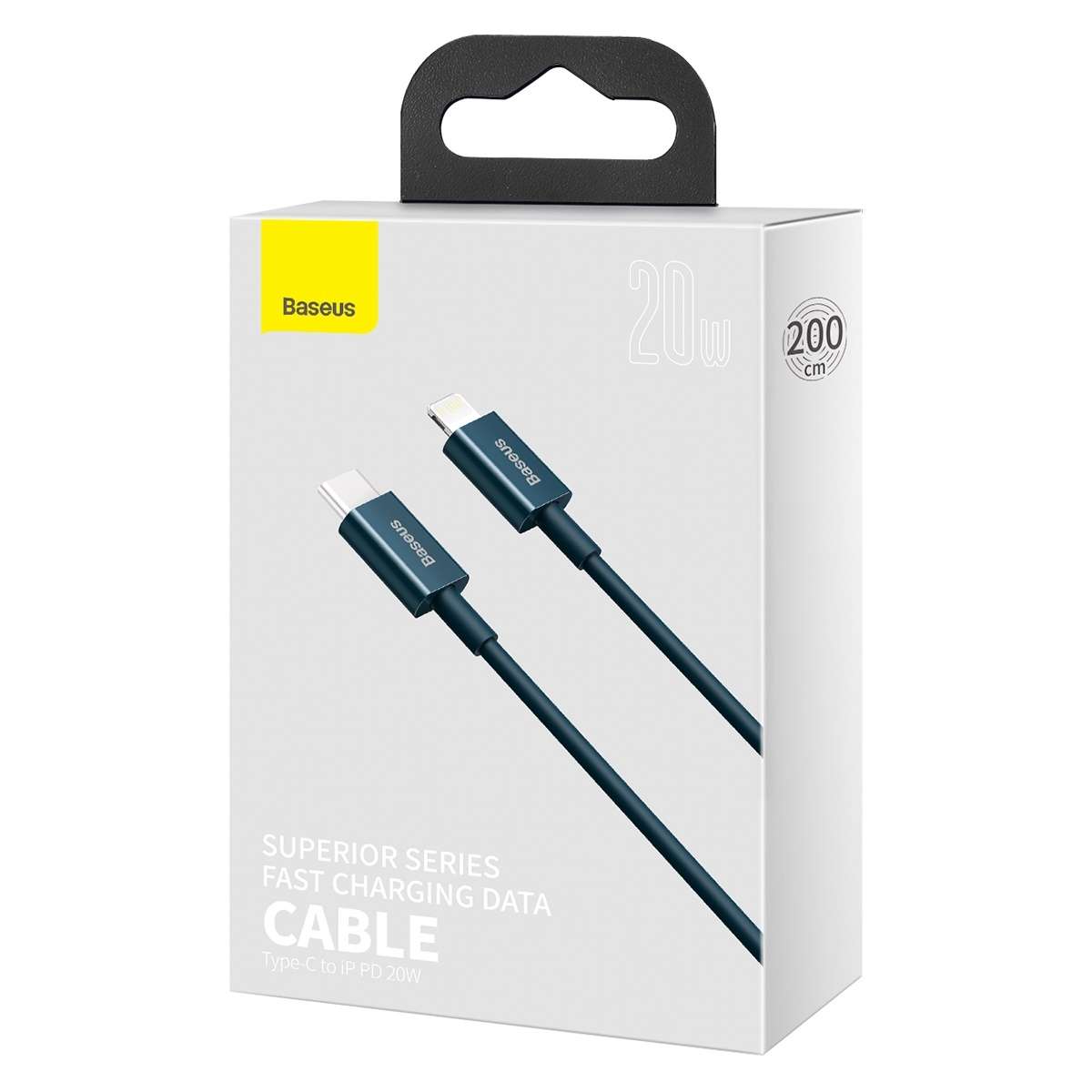 Baseus Superior Series CATLYS-C03 PD 20W USB-C / Type-C to 8 Pin Interface Fast Chargin ... (Blue)