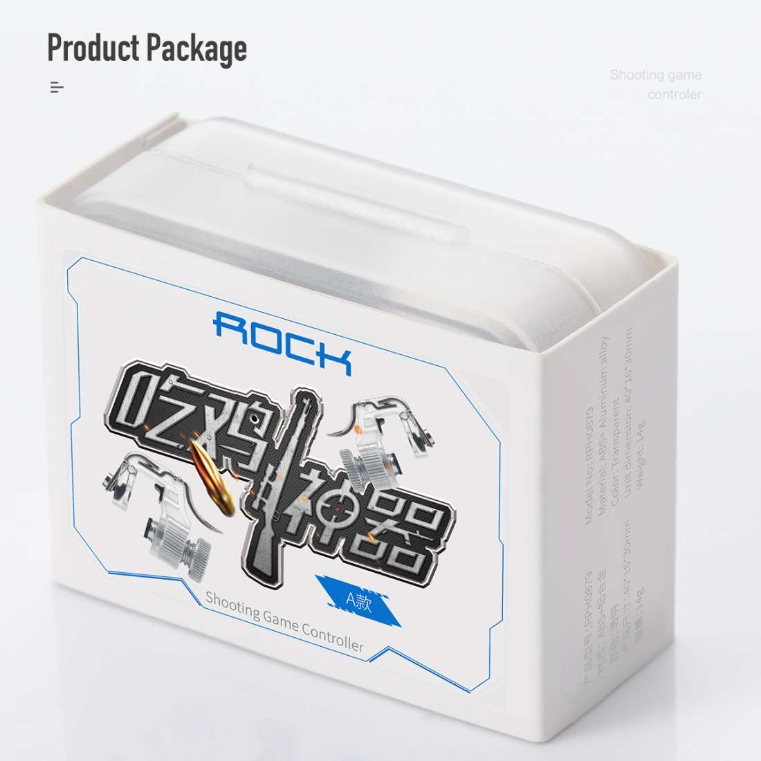 ROCK RPH0879 A Version Shooting Game Controller, Pair