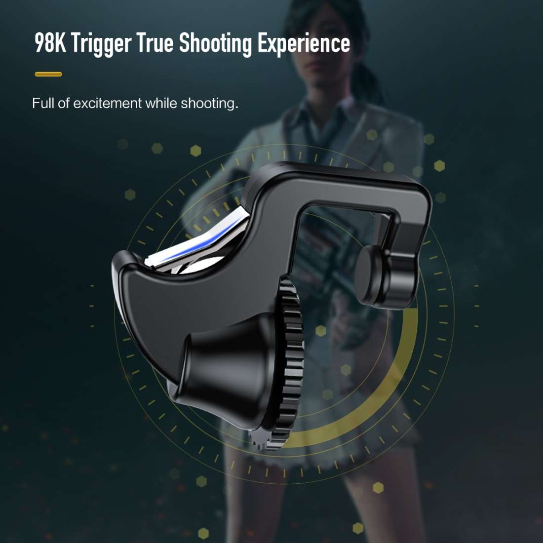 ROCK RPH0880 B Version Shooting Game Controller, Pair