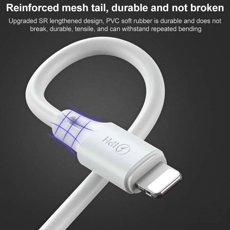 WK WDC-103 3A 3 In 1 8 Pin + Micro USB + Type-C / USB-C Fullspeed Pro Charging Data Ca ... (Black)
