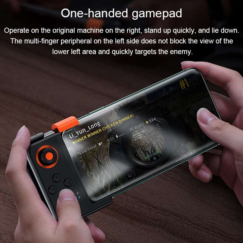 Baseus GMGA05-01 GAMO One-handed Bluetooth Gamepad, Suitable for 73-86mm Width Mobile Phones, Comp