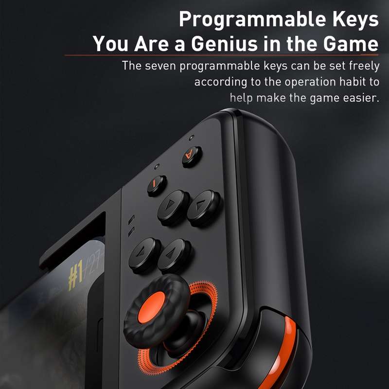 Baseus GMGA05-01 GAMO One-handed Bluetooth Gamepad, Suitable for 73-86mm Width Mobile Phones, Comp