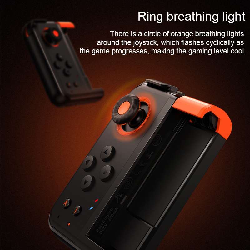 Baseus GMGA05-01 GAMO One-handed Bluetooth Gamepad, Suitable for 73-86mm Width Mobile Phones, Comp
