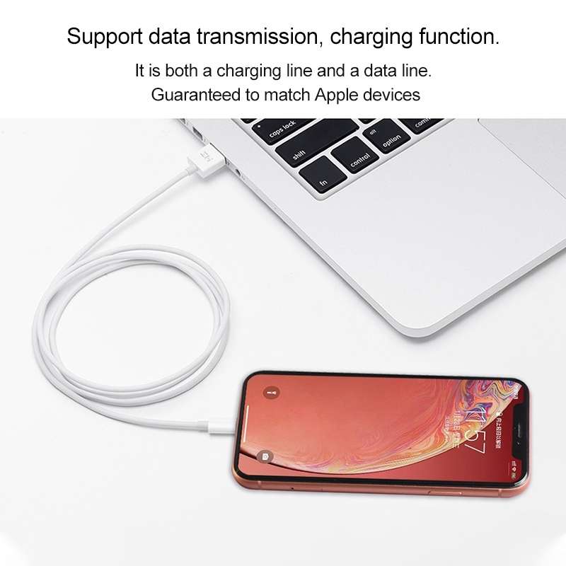 Original Xiaomi Youpin ZMI 8Pin Charging + Transmission MFi Certified Data Cable, Leng ... (White)