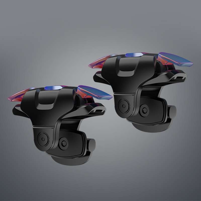 3rd Gen Eating Chicken Metal Colorful Physical Auxiliary Button Shooting Game Controll ... (Black)