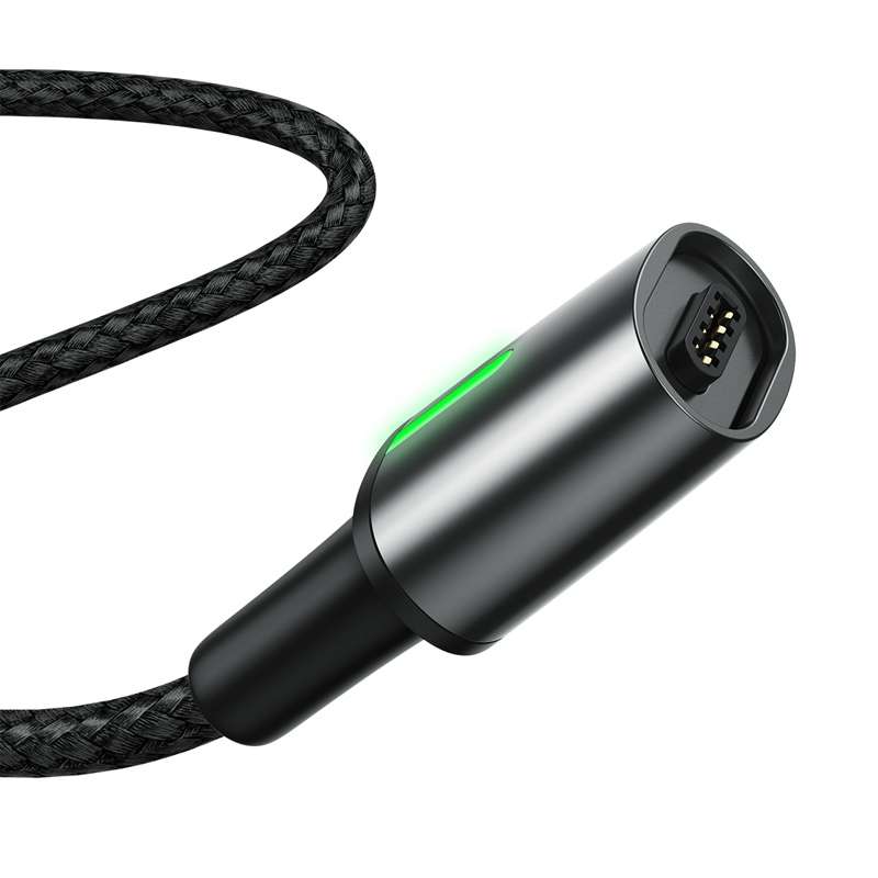Baseus 2.4A USB to 8 Pin + USB-C / Type-C + Micro USB Zinc Magnetic Charging Sync Data Cabl ... 1m
