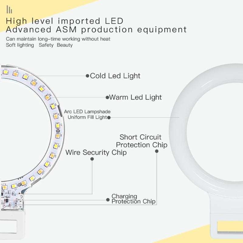 XJ18 LED Light Live Self-timer Flash Fill Light(Blue)