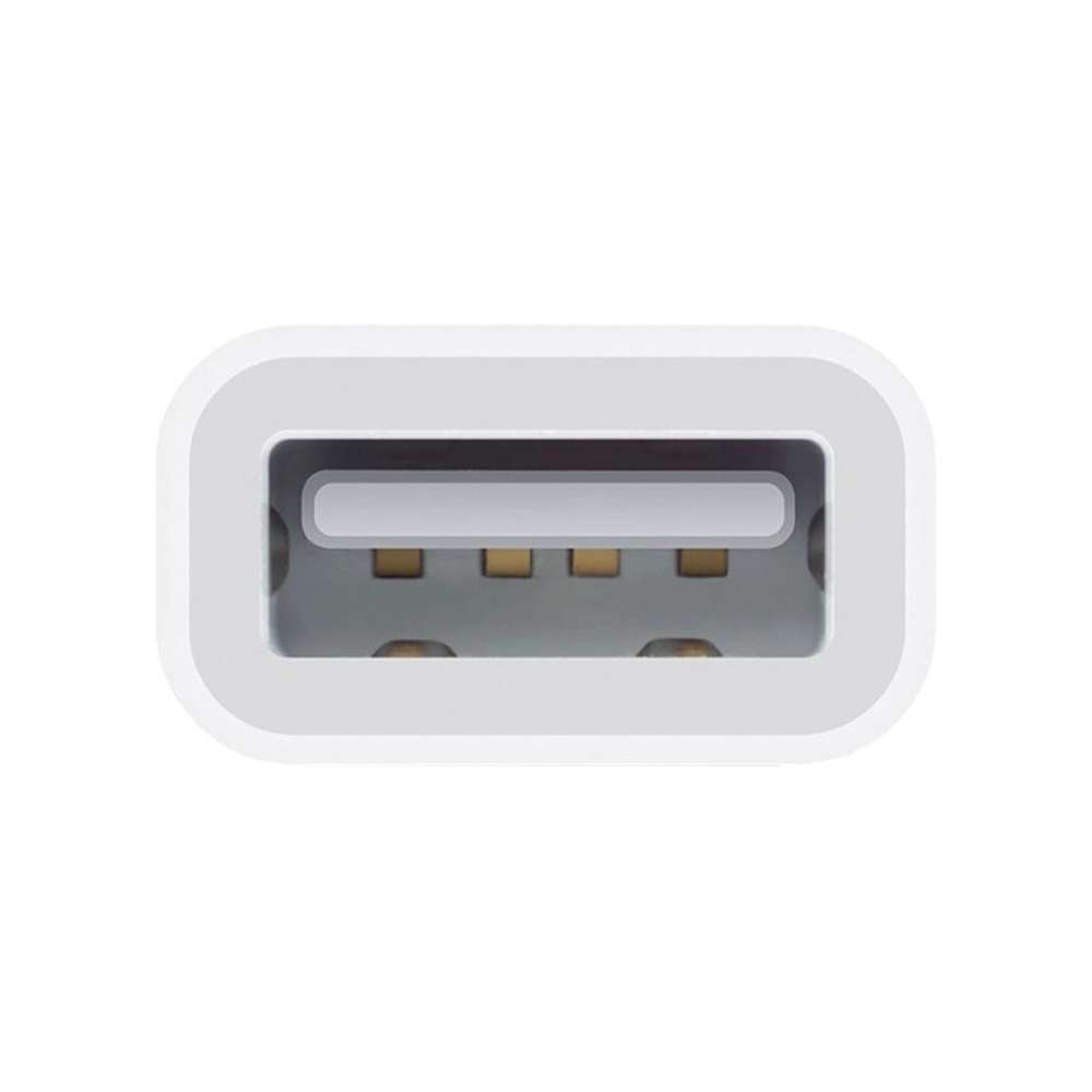8 Pin to Single USB Port Camera Adapter, Support iOS 9.2 or Above (White)