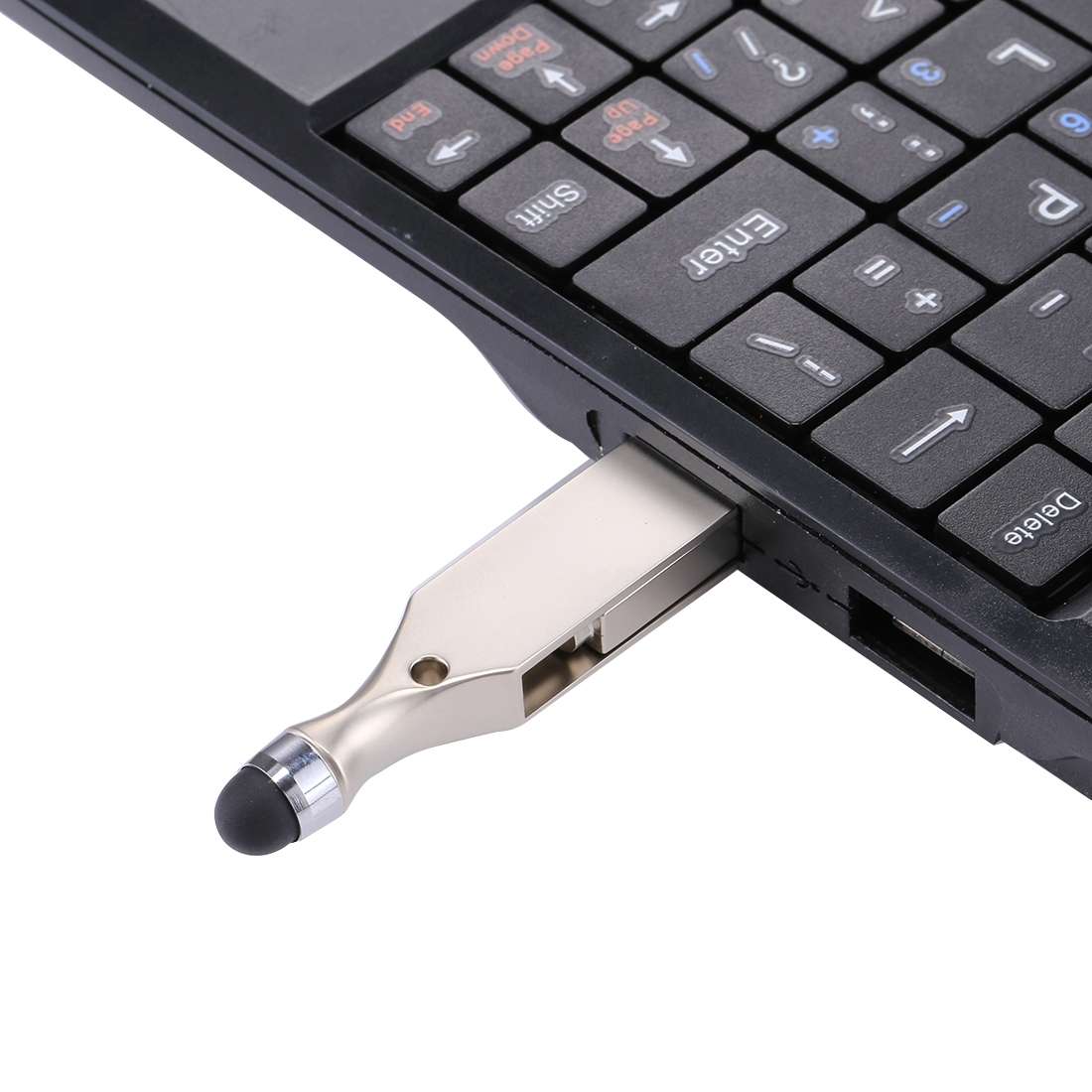 RQW-10E 2 in 1 USB 2.0 & 8 Pin 64GB Flash Drive with Stylus Pen