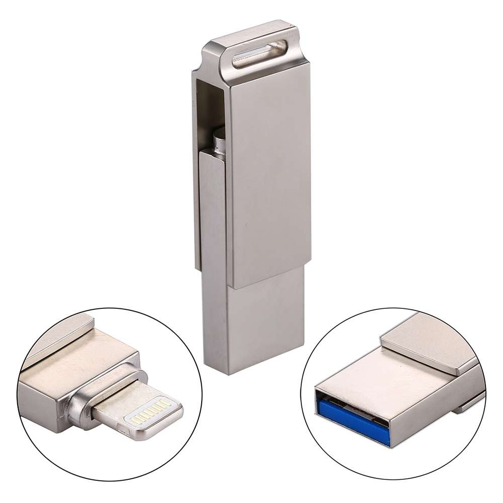 RQW-10 2 in 1 USB 2.0 & 8 Pin 32GB Flash Drive