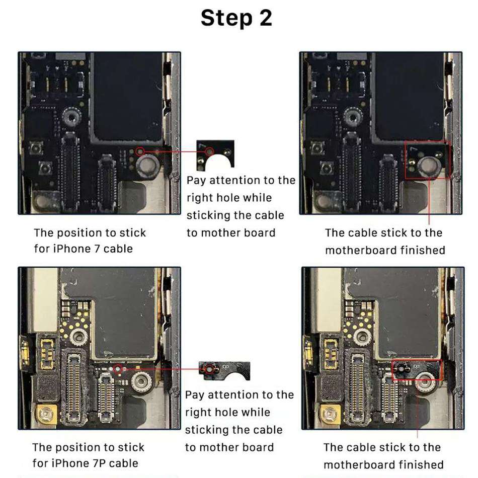 New Design Home Button (2 nd ) with Flex Cable for iPhone 8 Plus / 7 Plus / 8 / 7(Black)