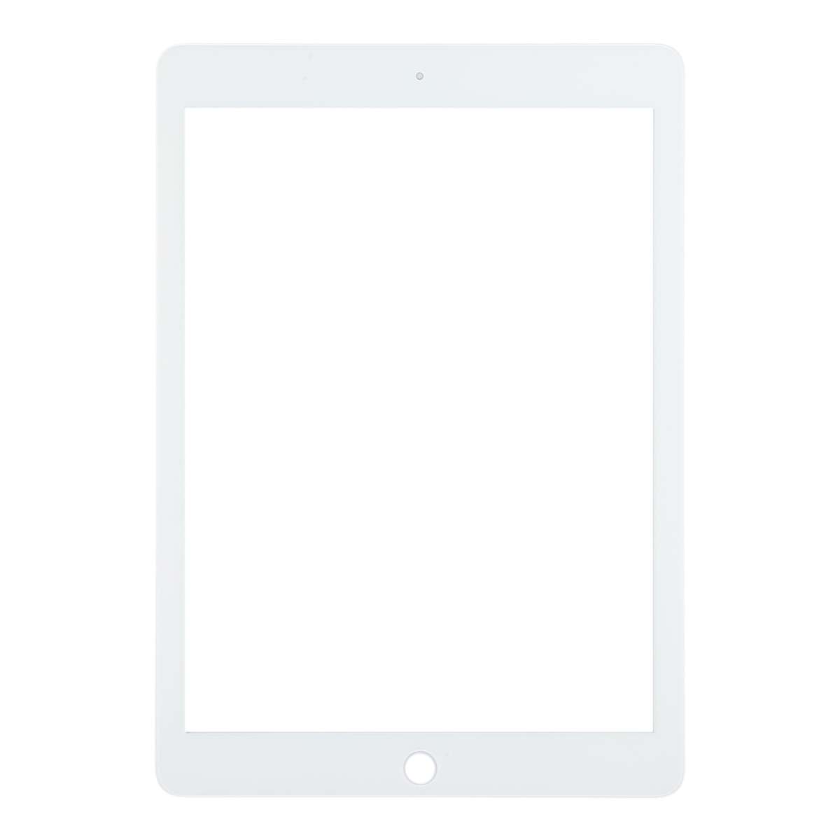 For iPad 9.7 Front Screen Outer Glass Lens with OCA Optically Clear Adhesive (White)