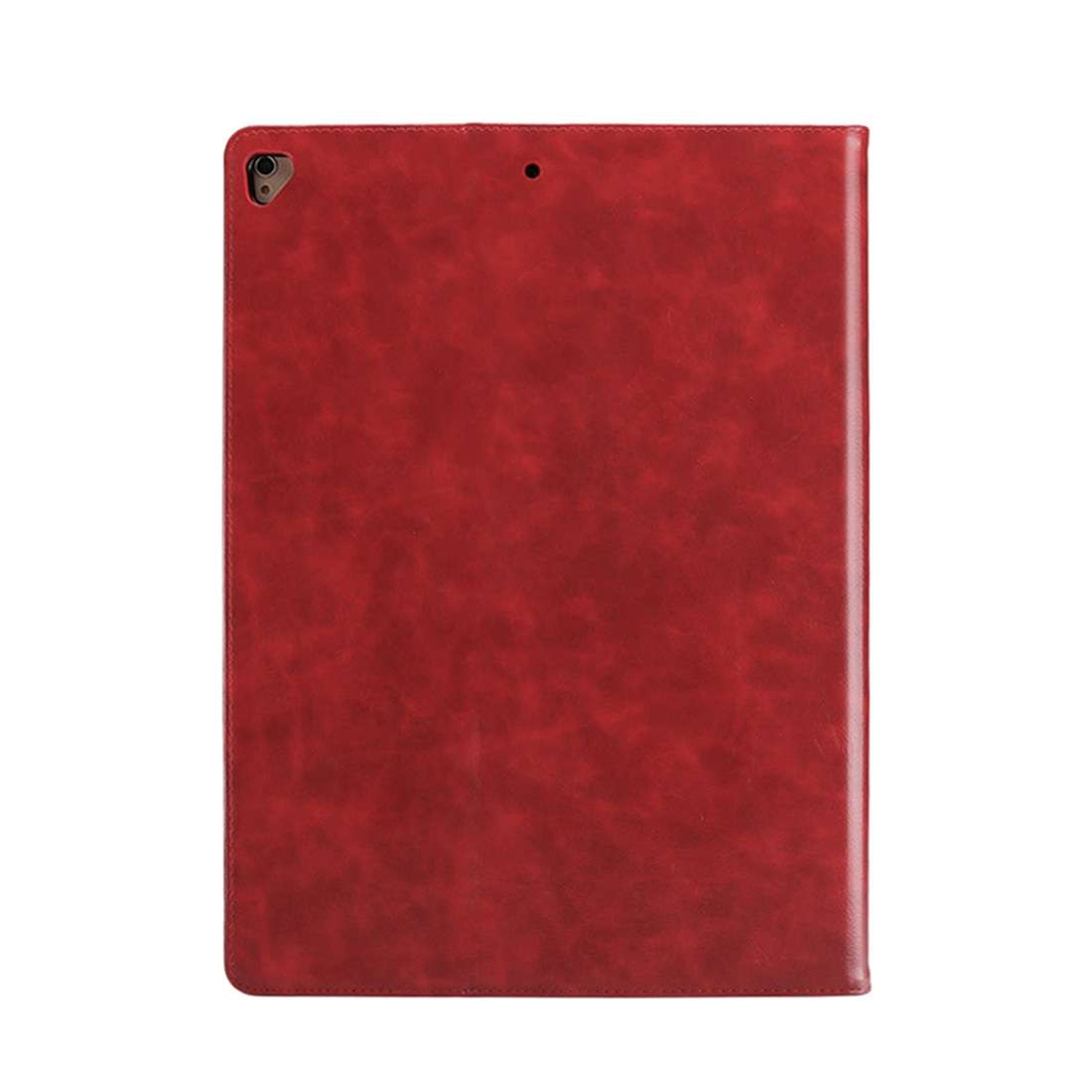 Horizontal Flip Leather Case for iPad Pro 12.9 (2017) & Pro 12.9 (2015), with Double Car ... (Red)