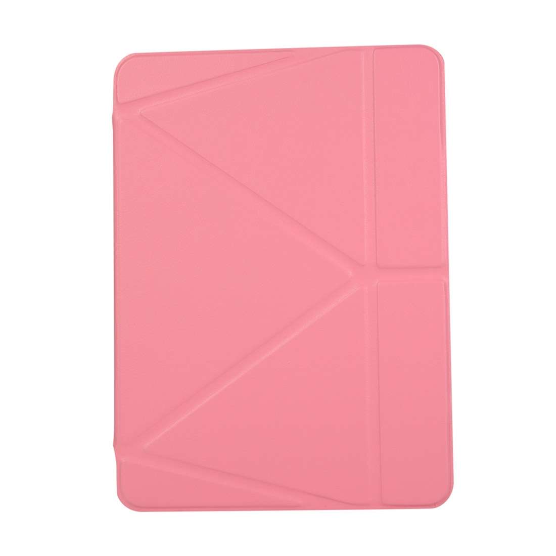 PU Leather Case for iPad Pro 11 inch (2018), with Multi-folding Holder & Sleep / Wake-u ... (Pink)