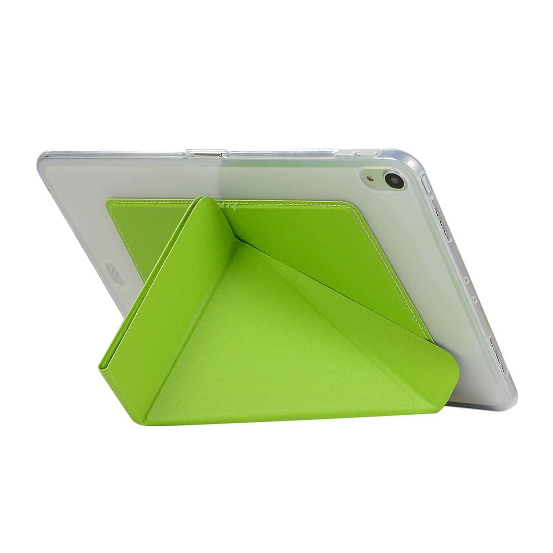 PU Leather Case for iPad Pro 11 inch (2018), with Multi-folding Holder & Sleep ... (Grass Green)