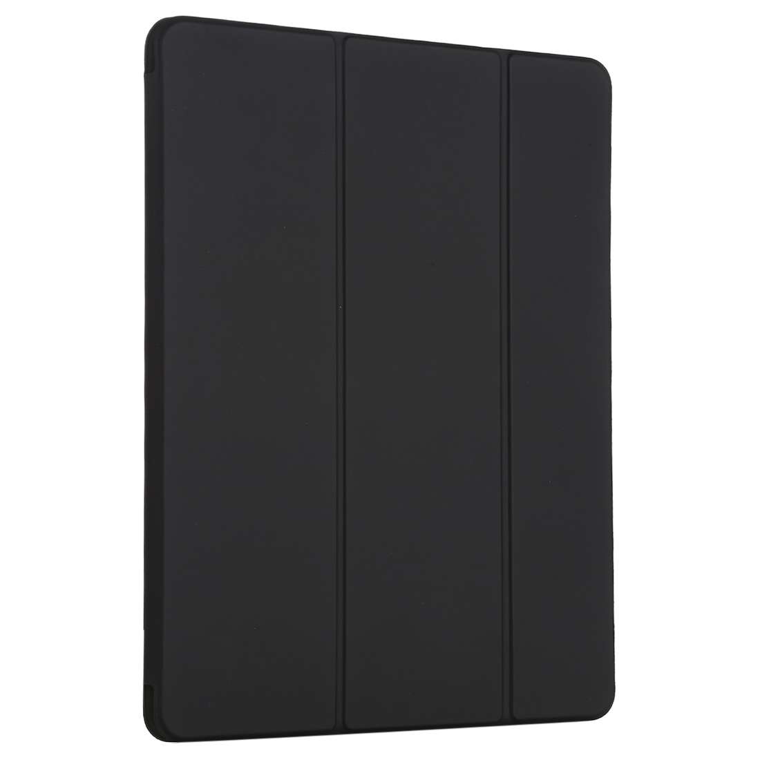 For iPad Pro 11 (2020) PC + PU Magnetic Leather Tablet Case with Three-folding Holder (Black)