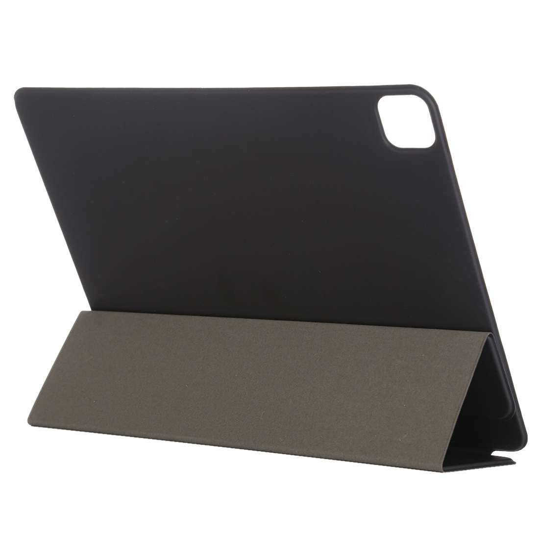 For iPad Pro 11 (2020) PC + PU Magnetic Leather Tablet Case with Three-folding Holder (Black)
