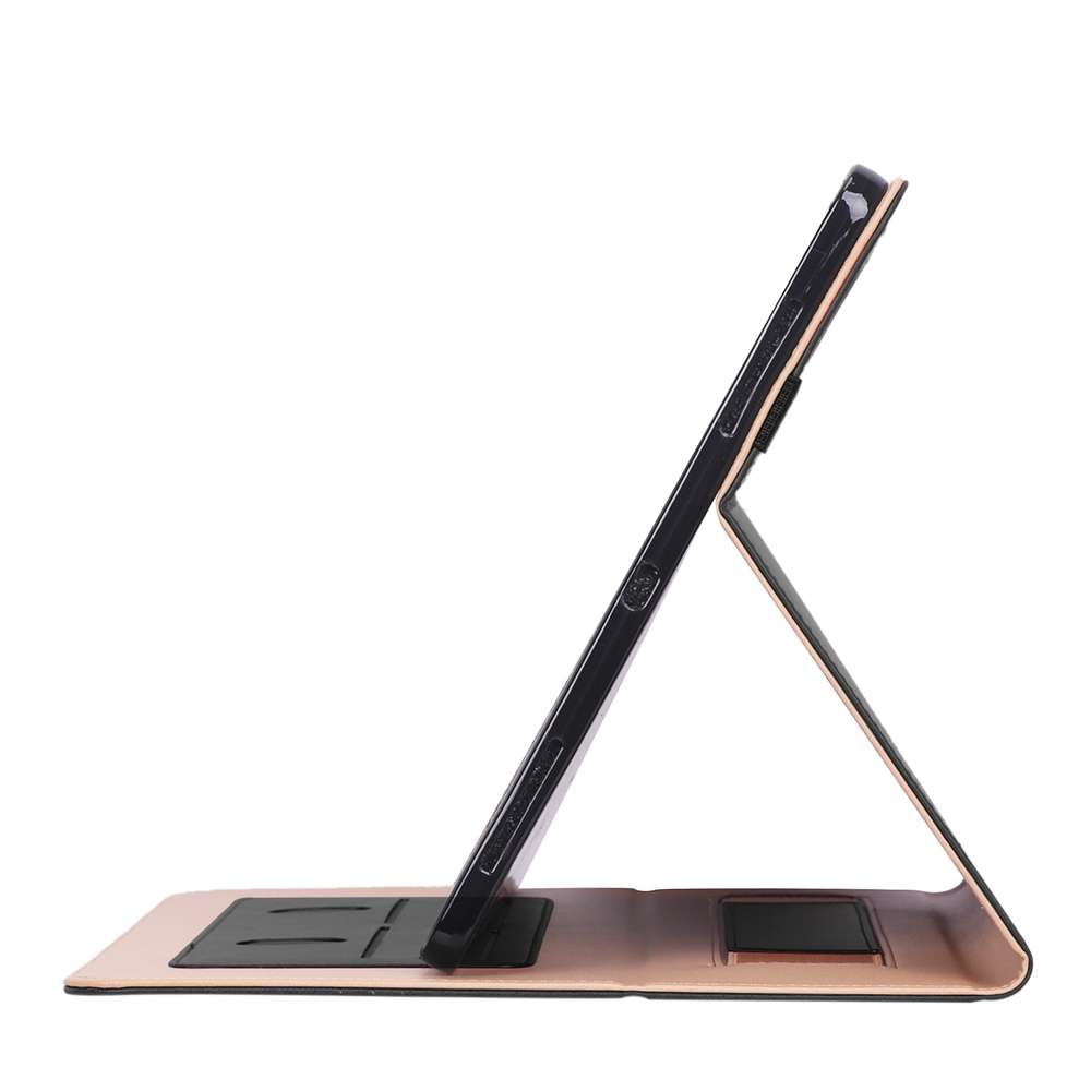 For iPad Pro 12.9 (2020) Retro Texture PU + TPU Horizontal Flip Leather Tablet Case wi ... (Black)