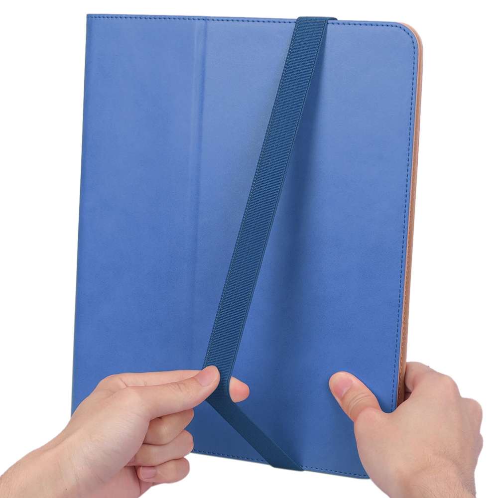 For iPad Pro 12.9 (2020) Retro Texture PU + TPU Horizontal Flip Leather Tablet Case wit ... (Blue)