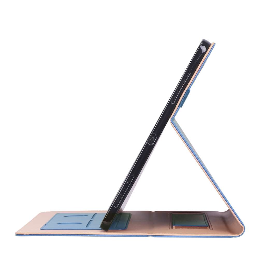 For iPad Pro 12.9 (2020) Retro Texture PU + TPU Horizontal Flip Leather Tablet Case wit ... (Blue)