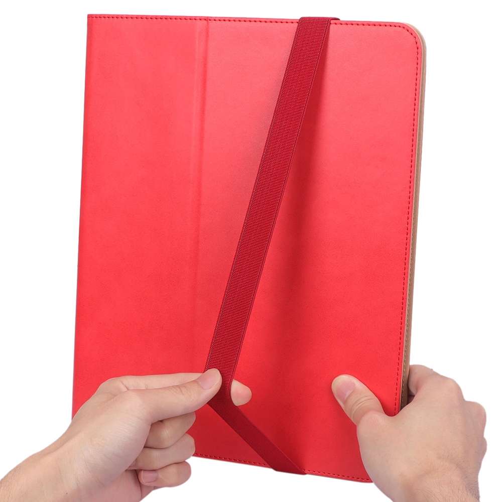 For iPad Pro 12.9 (2020) Retro Texture PU + TPU Horizontal Flip Leather Tablet Case with ... (Red)