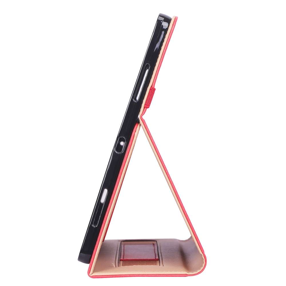 For iPad Pro 12.9 (2020) Retro Texture PU + TPU Horizontal Flip Leather Tablet Case with ... (Red)