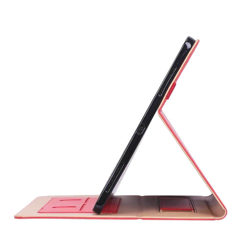 For iPad Pro 12.9 (2020) Retro Texture PU + TPU Horizontal Flip Leather Tablet Case with ... (Red)