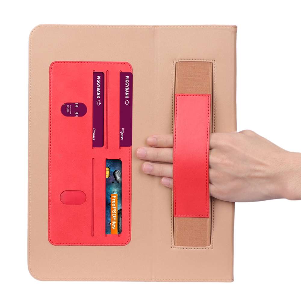 For iPad Pro 12.9 (2020) Retro Texture PU + TPU Horizontal Flip Leather Tablet Case with ... (Red)
