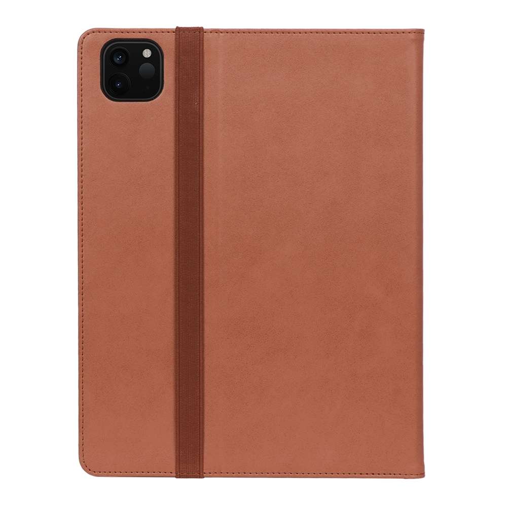 For iPad Pro 12.9 (2020) Retro Texture PU + TPU Horizontal Flip Leather Tablet Case wi ... (Brown)